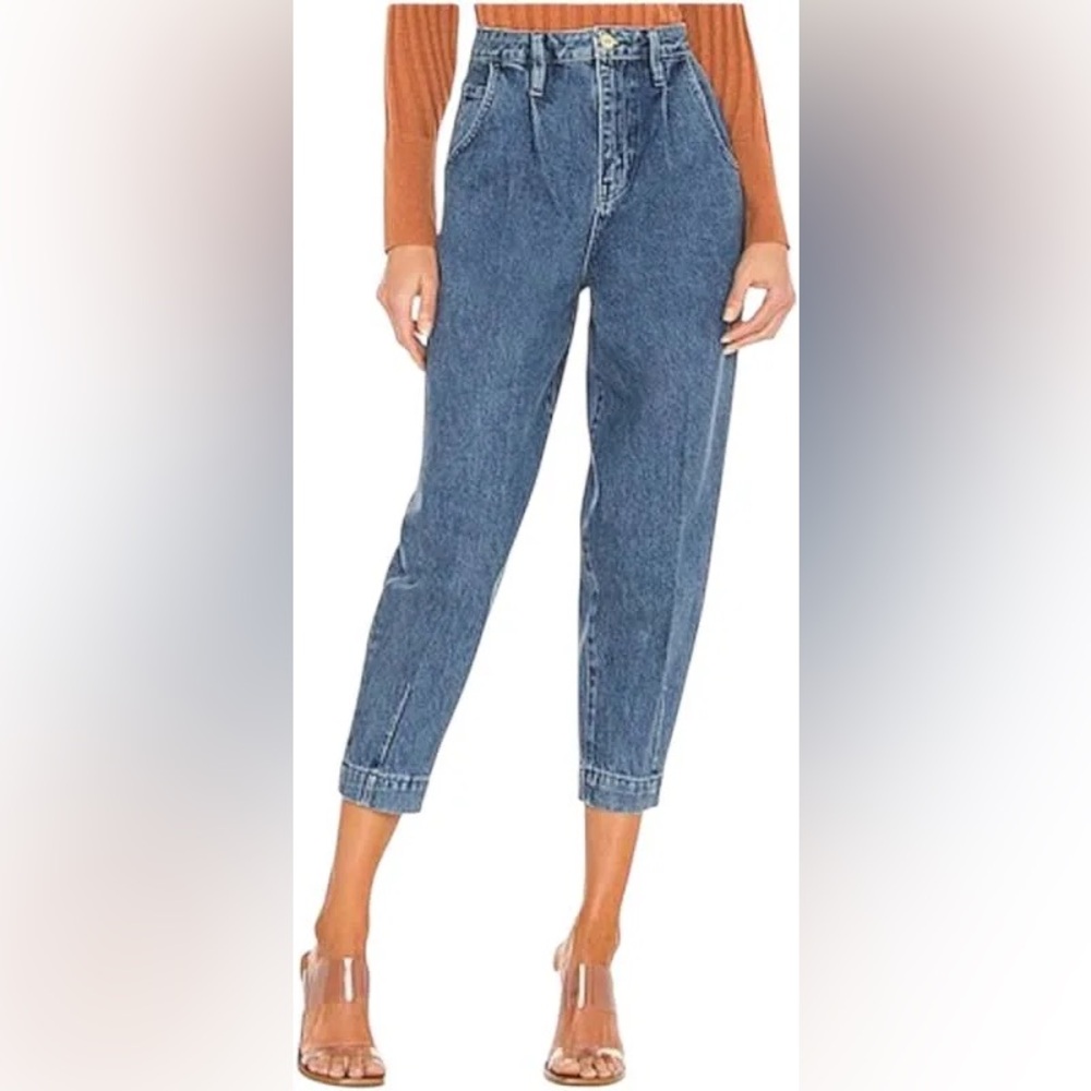 Frame Denim Women's Pleated Barrel Jeans